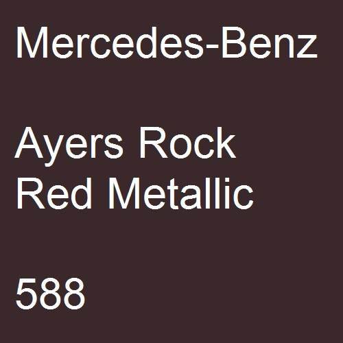 Mercedes-Benz, Ayers Rock Red Metallic, 588.